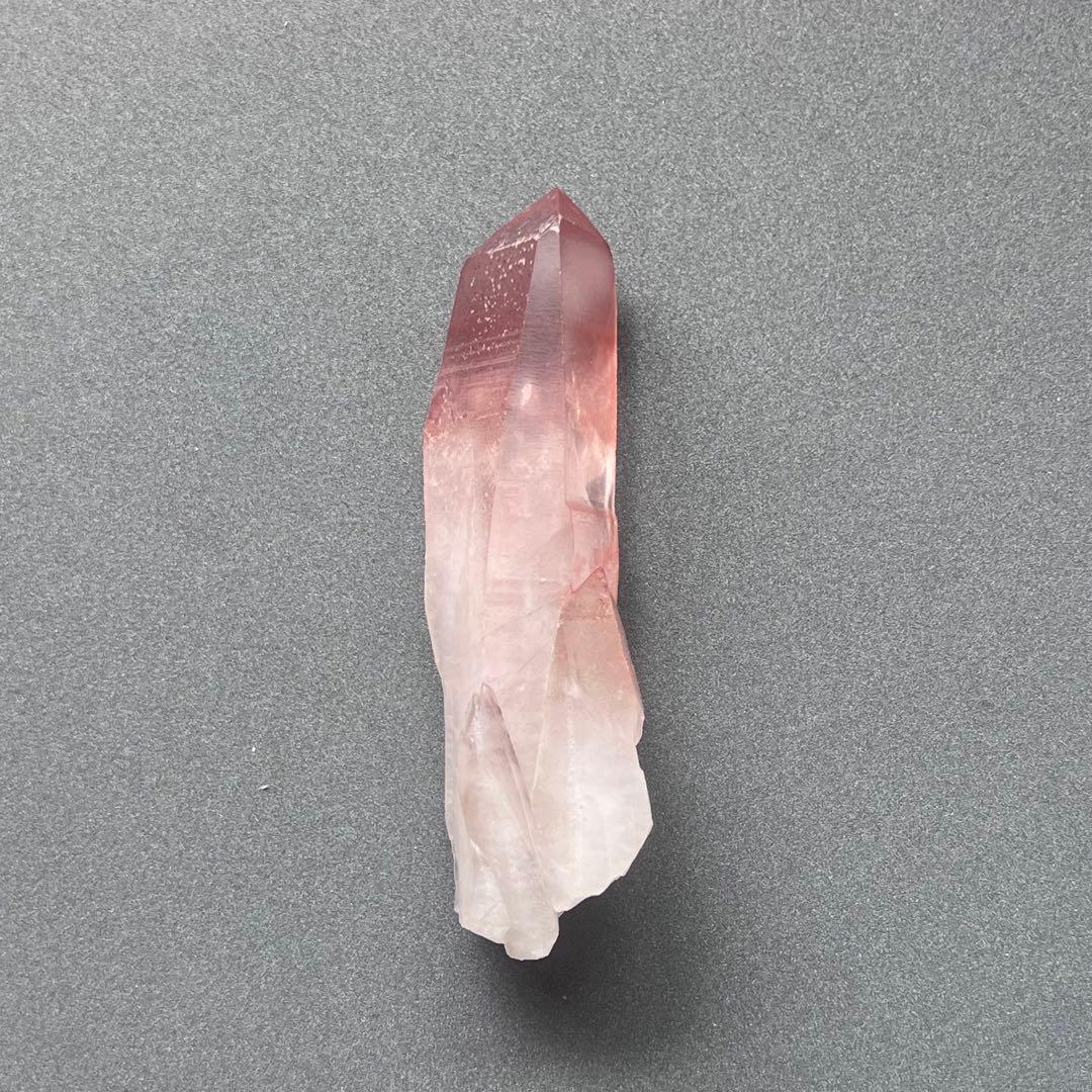 超レア　レコードキーパー　カーブド水晶　ストロベリーレムリアン　7