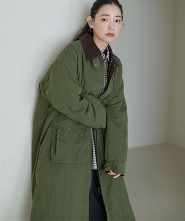 studio CLIP natural by clip フィッシングロングコート