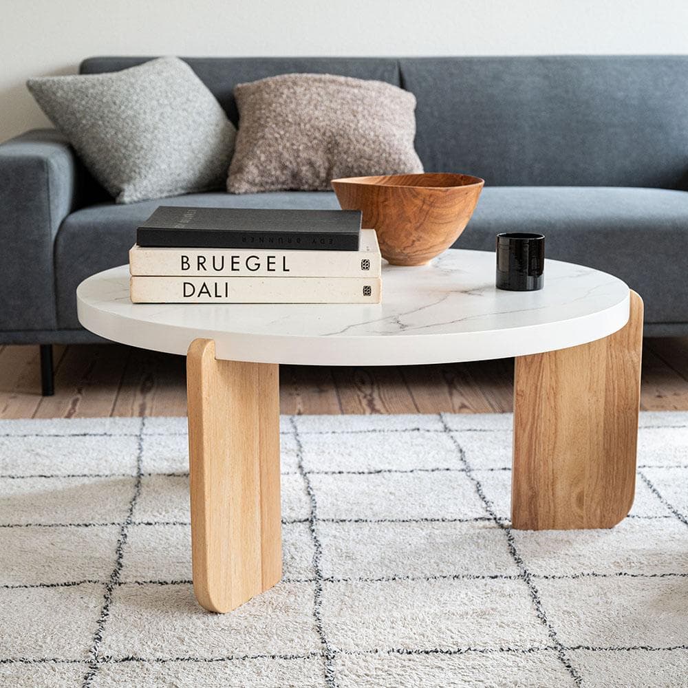 新品 送料込み センターテーブル ローテーブル 幅83cm ホワイト L