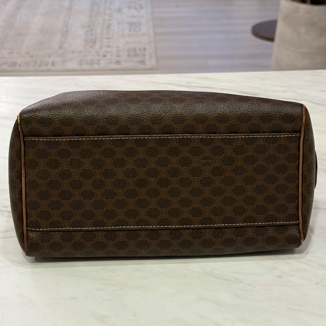 セリーヌ トリオンフ　ミニボストンバッグ マカダム柄 ヴィンテージ