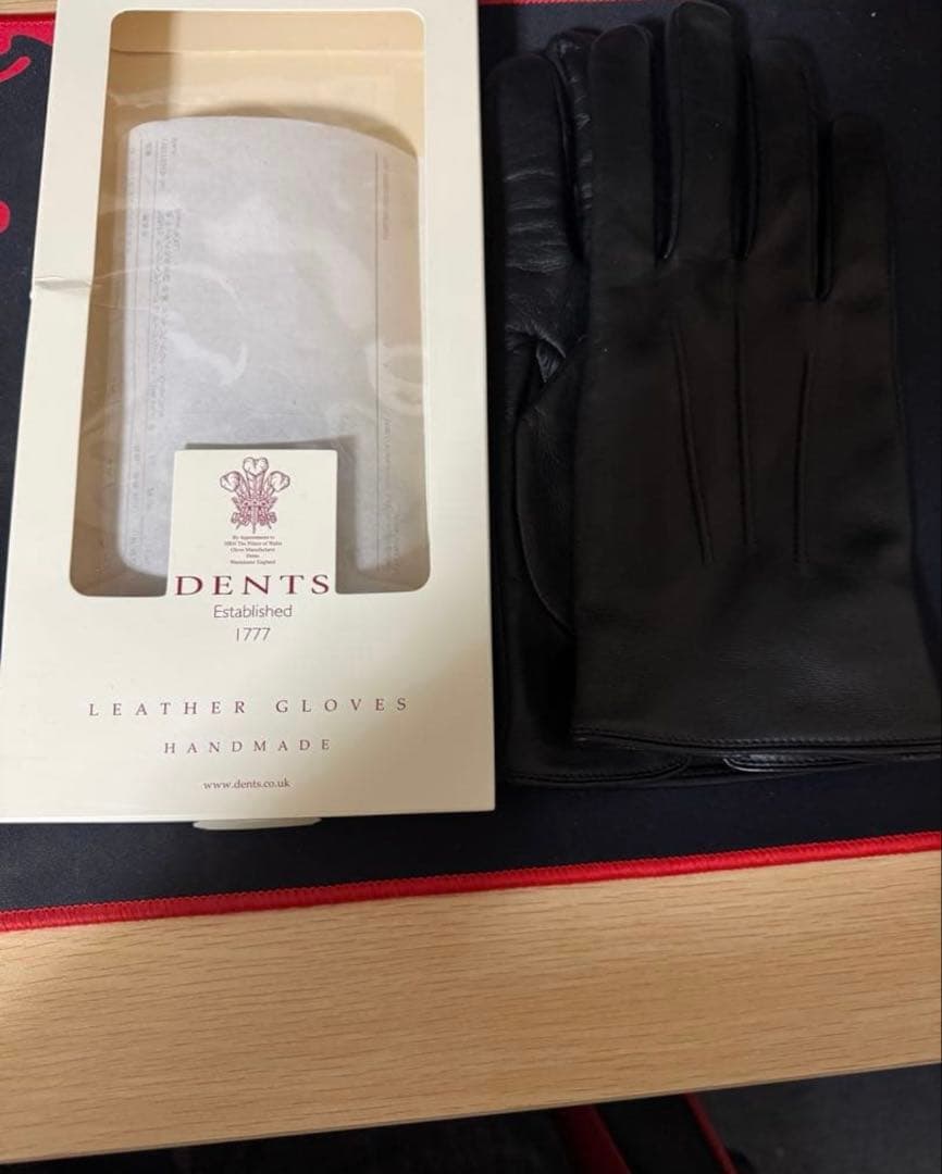 K*o様 DENTS 15-1100 羊革 レザー手袋 裏地無し黒9タッチスクリ