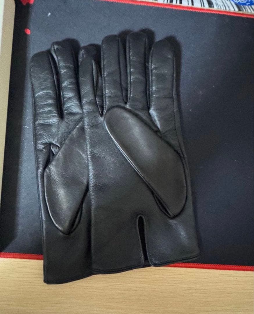 K*o様 DENTS 15-1100 羊革 レザー手袋 裏地無し黒9タッチスクリ