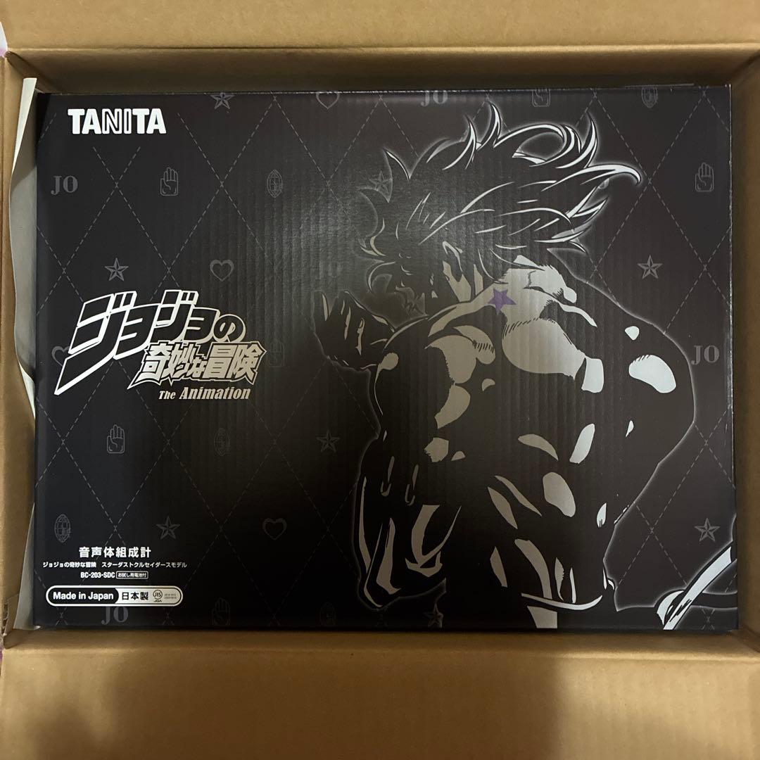 ai タニタ × ジョジョ スターダストクルセイダース 音声体組成計