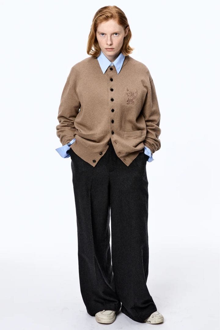 MASU 10 BUTTONS CARDIGAN 48 公式完売品 ベージュ