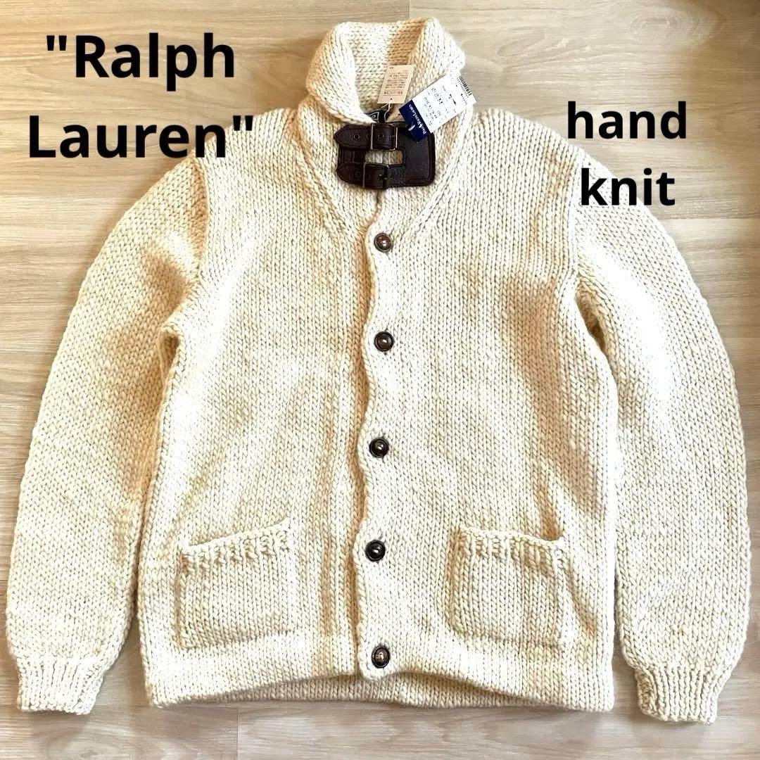Ralph Lauren ハンドニット　ショール　カーディガン　vintage