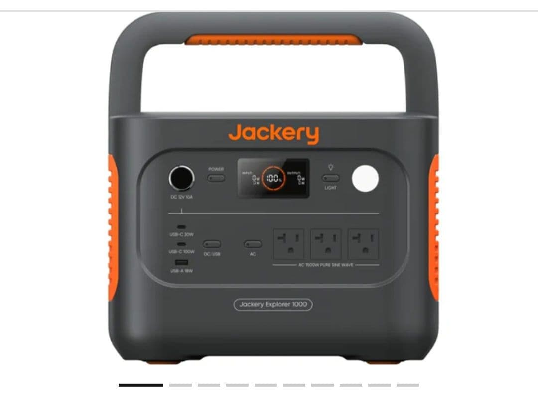 新品 Jackery ポータブル電源 1000 New 1070Wh