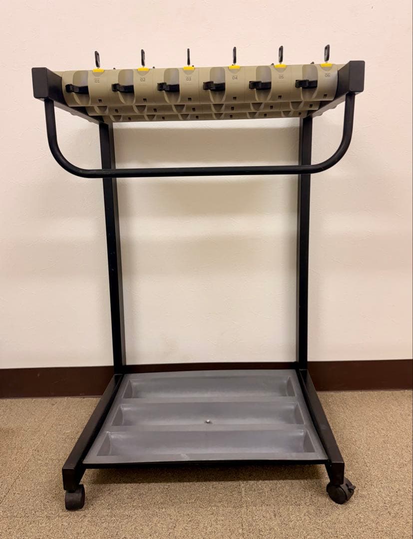 スタンド式傘立て キャスター付き 最大18本収納