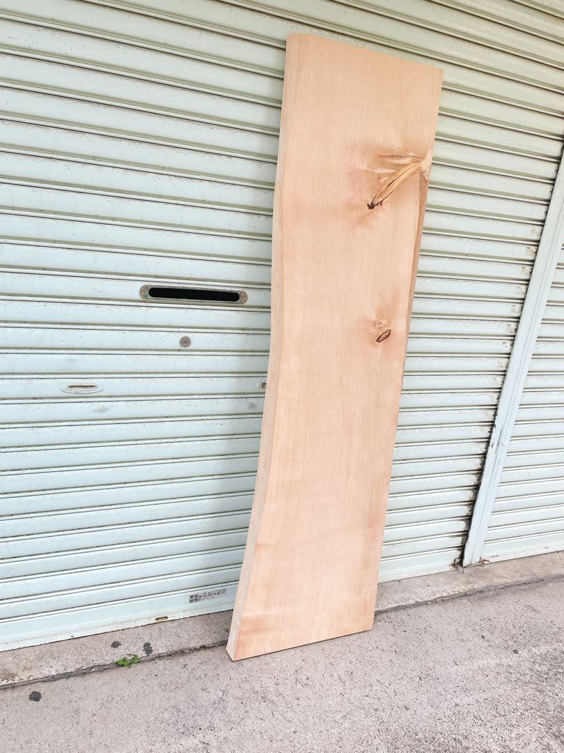 天然　スプルース 一枚板　デスク/カウンターテーブル/棚板/天板/看板材/レジン