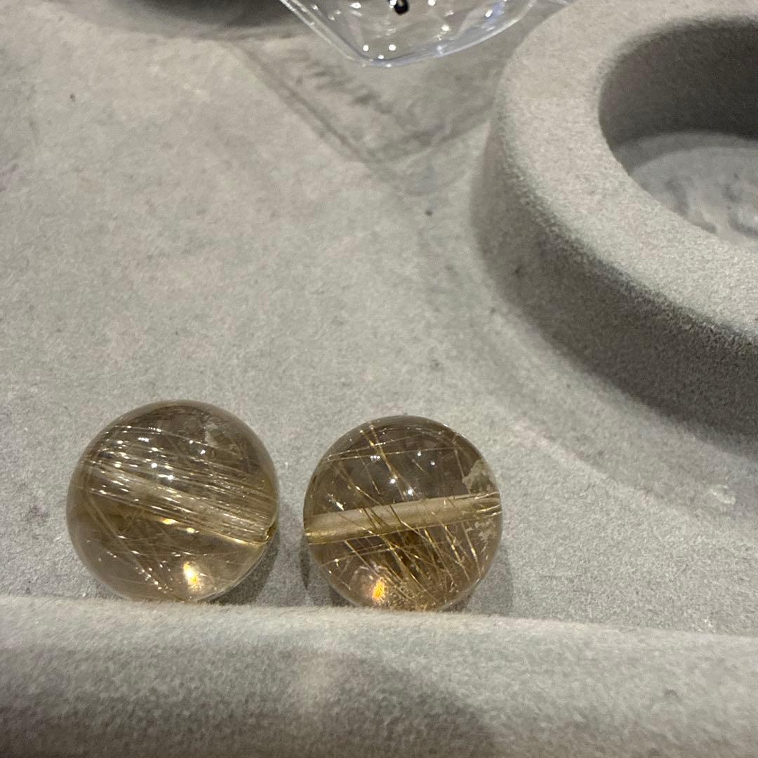 コッパールチル ブラウンルチル ルチルクォーツ キャッツアイ 天然石ブレスレット