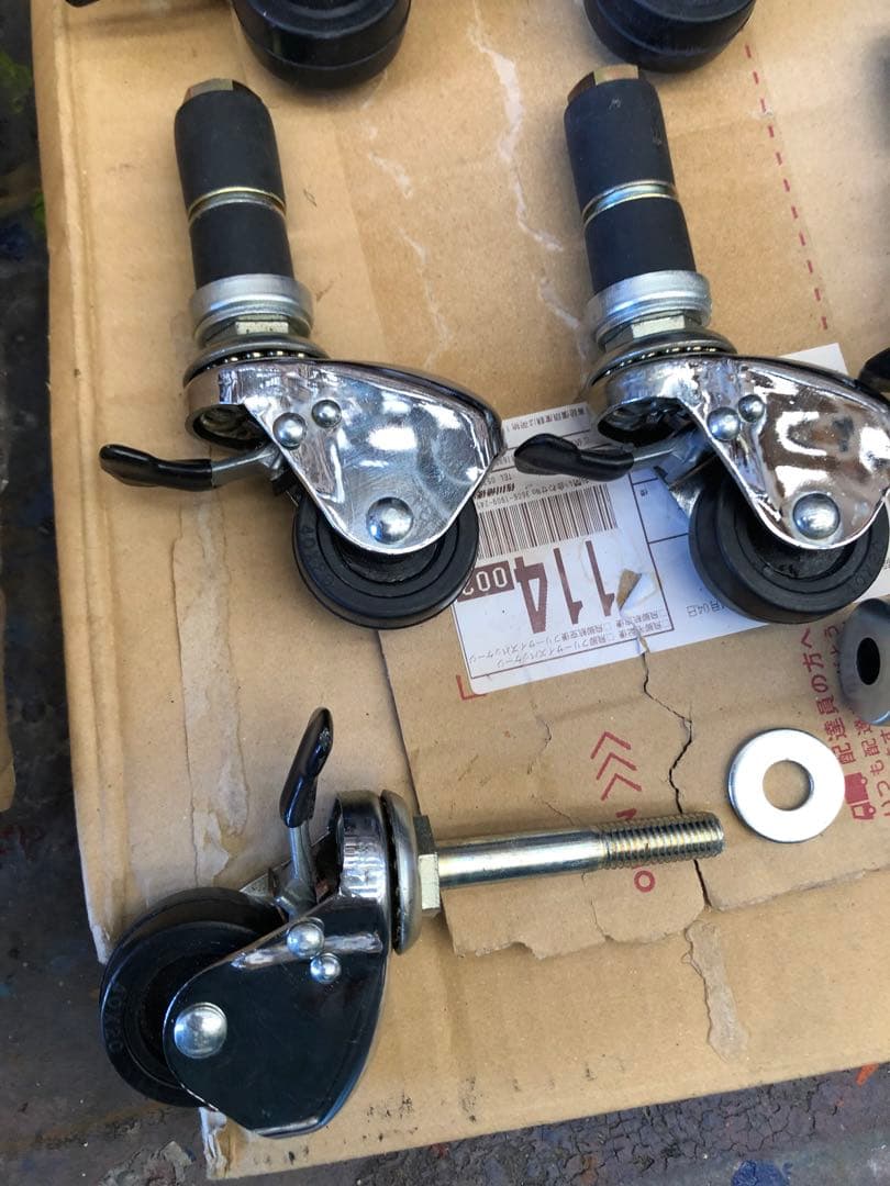 アルミ門扉、台車用、多目的キャスター新品