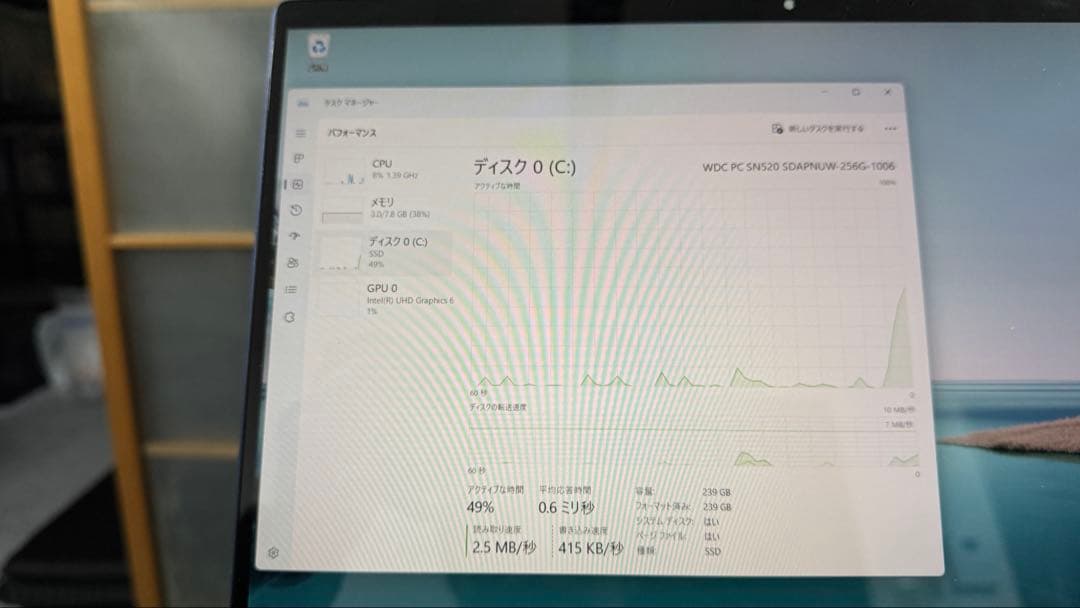 hp dragonfly i5-8265U メモリ8GB SSD256GB