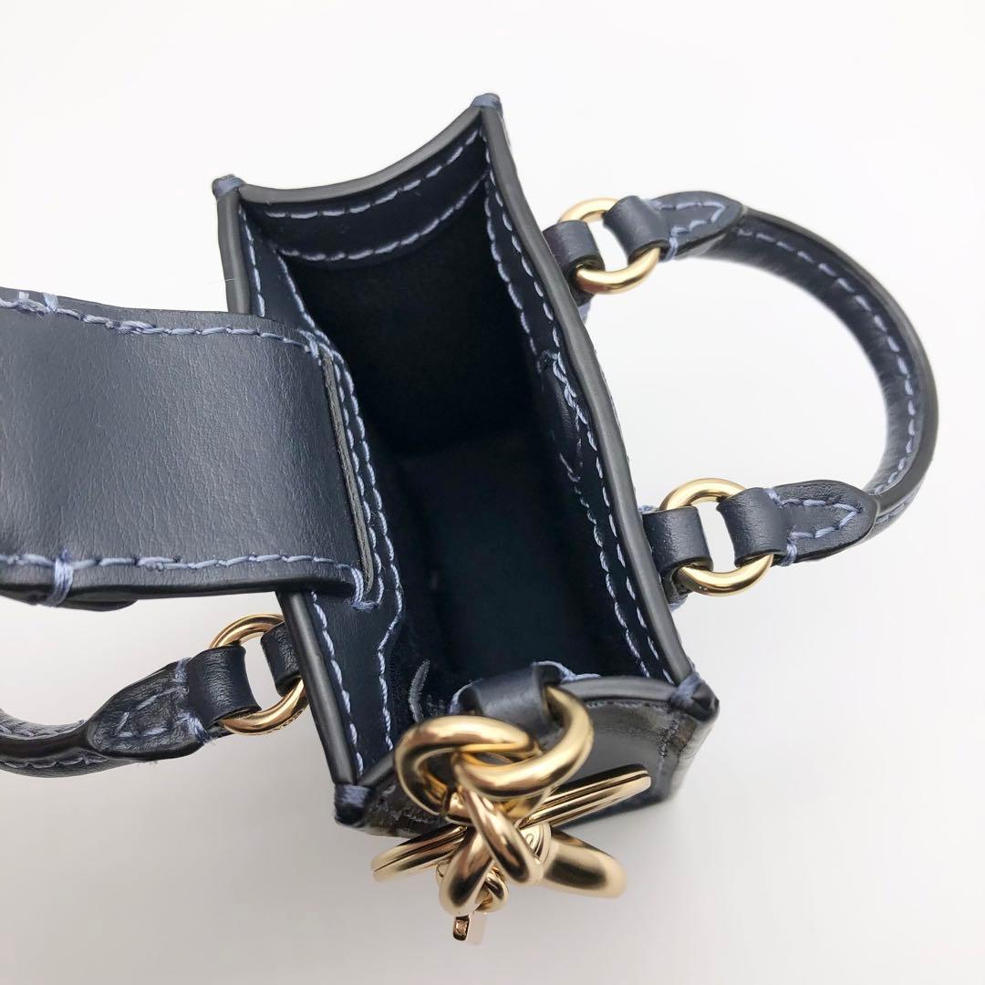 COACH ★大人気★ ミニトート バッグチャーム チェリー デニム 新品