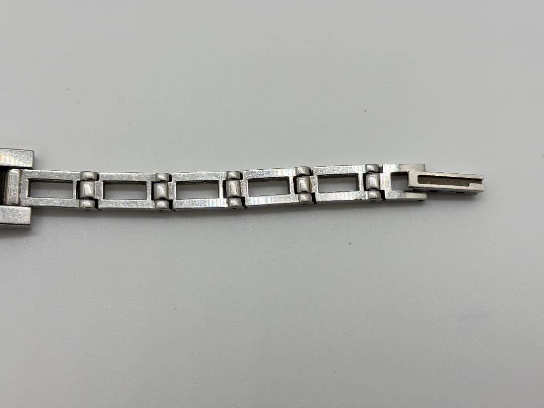 【新品電池】GUCCI 3900L シルバーブレス スクエア レクタングル