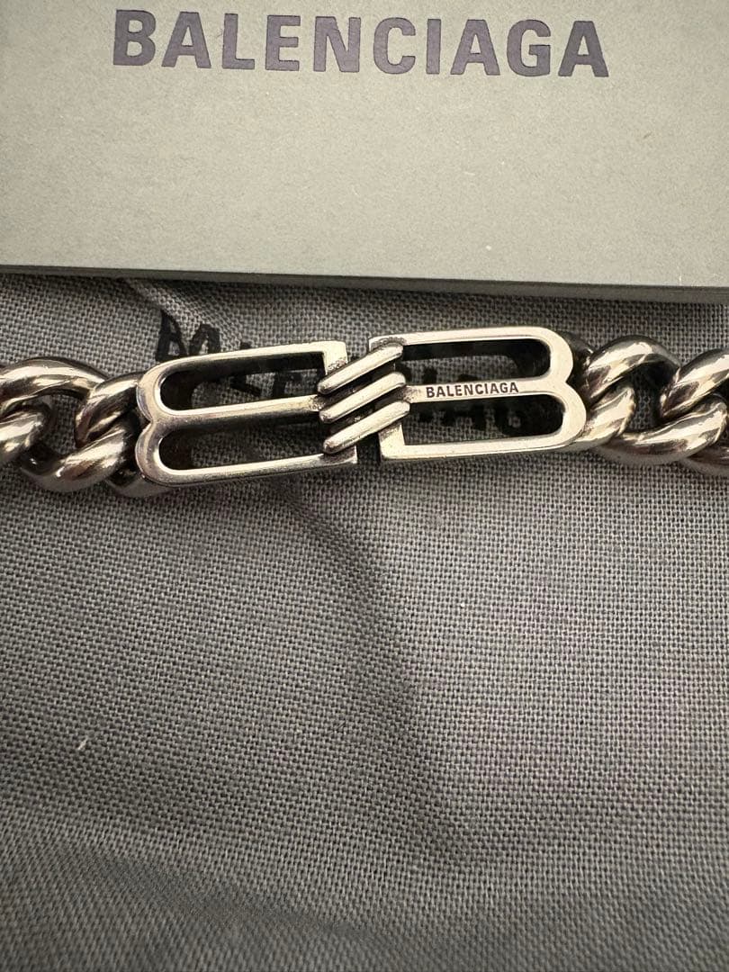 バレンシアガ ブレスレット メンズ BB Icon チェーン