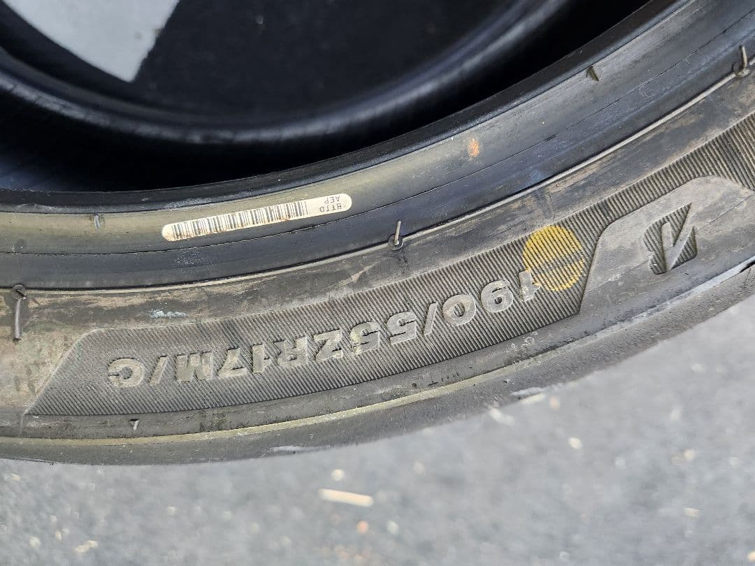 ブリジストン　S23　前後セット　120 .70.17　　　190.55.17