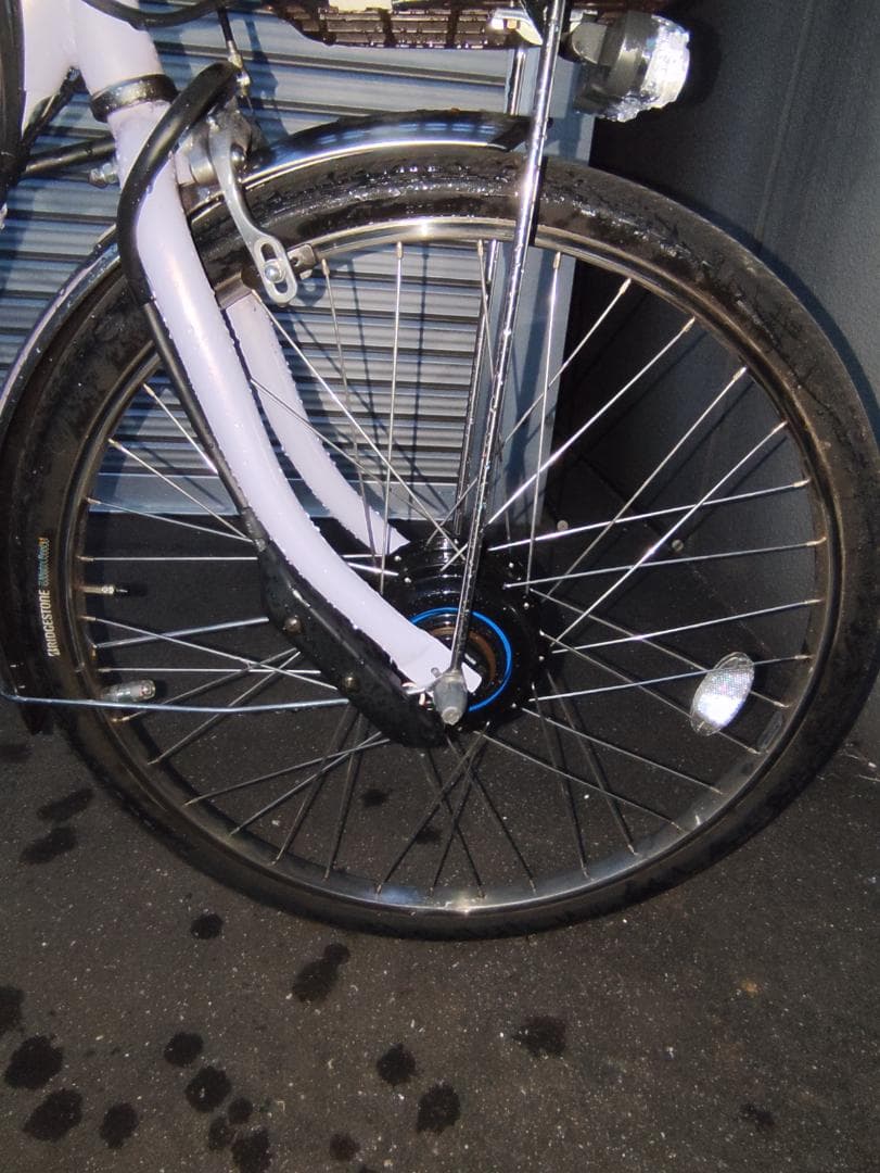 ブリヂストン　フロンティア　24インチ　B300バッテリー　ラベンダー色　美品