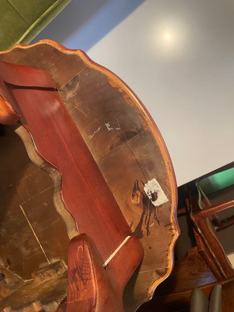 ユニバーサルファニチャー 猫脚サイドテーブル 高級クラシック　現状品