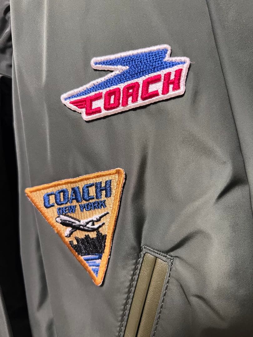 COACH MA-1 フライトジャケット オリーブグリーン