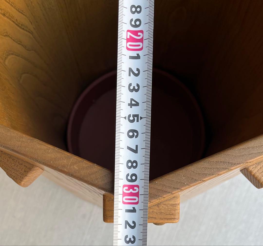 栗の木　無垢材　栗の木の傘立て