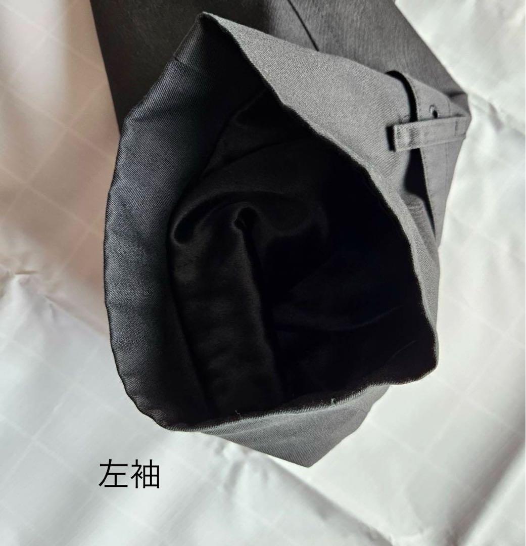 ★バーバリー★メンズブラック ダブルブレスト トレンチコート古着　アメリカ購入品