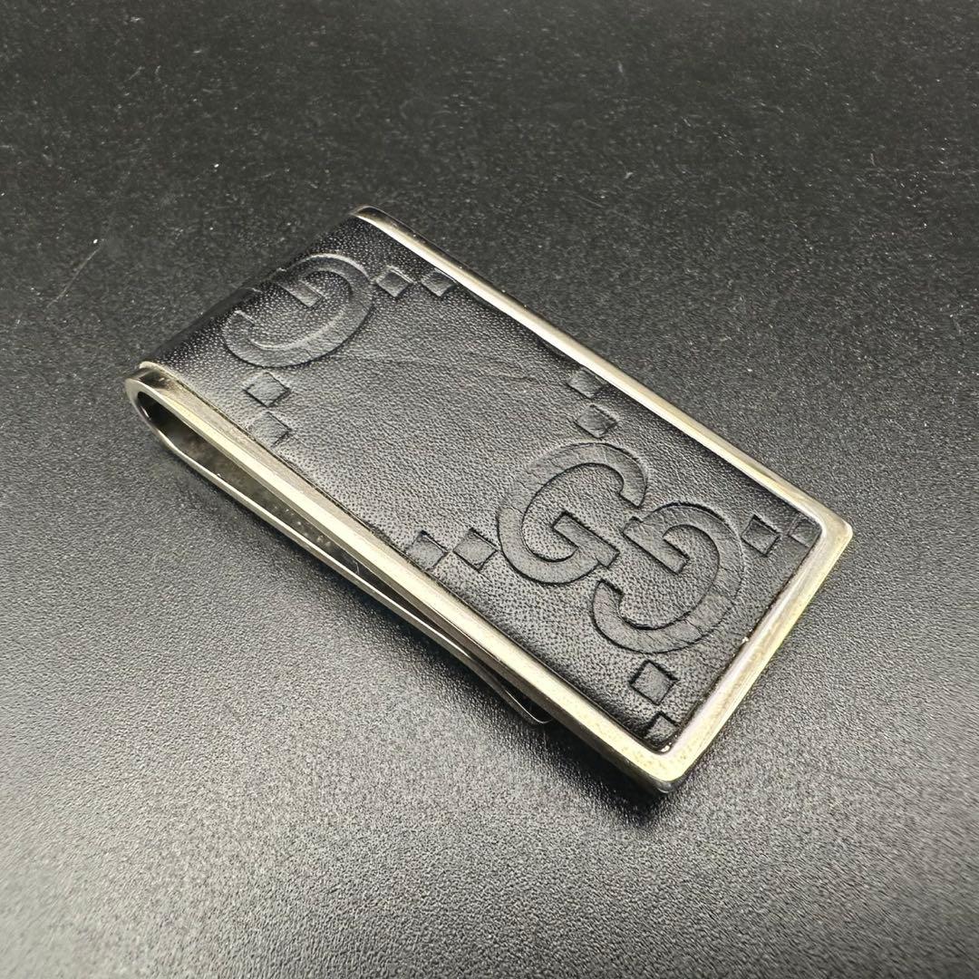 極美品✨　GUCCI　マネークリップ　インターロッキング　ロゴ　刻印　1506