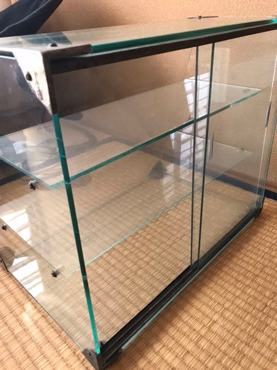 アンティーク　什器　ヴィンテージ全面ガラスショーケース