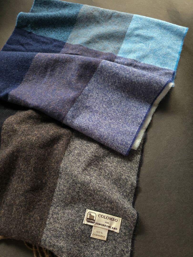 イタリア製COLOMBO トゥモローランド カシミヤ100 ストール マフラー
