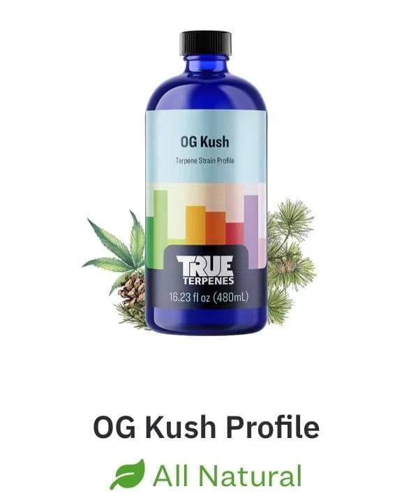 TRUE テルペン 香料 CBD CBN CBG 10ml オージークッシュ