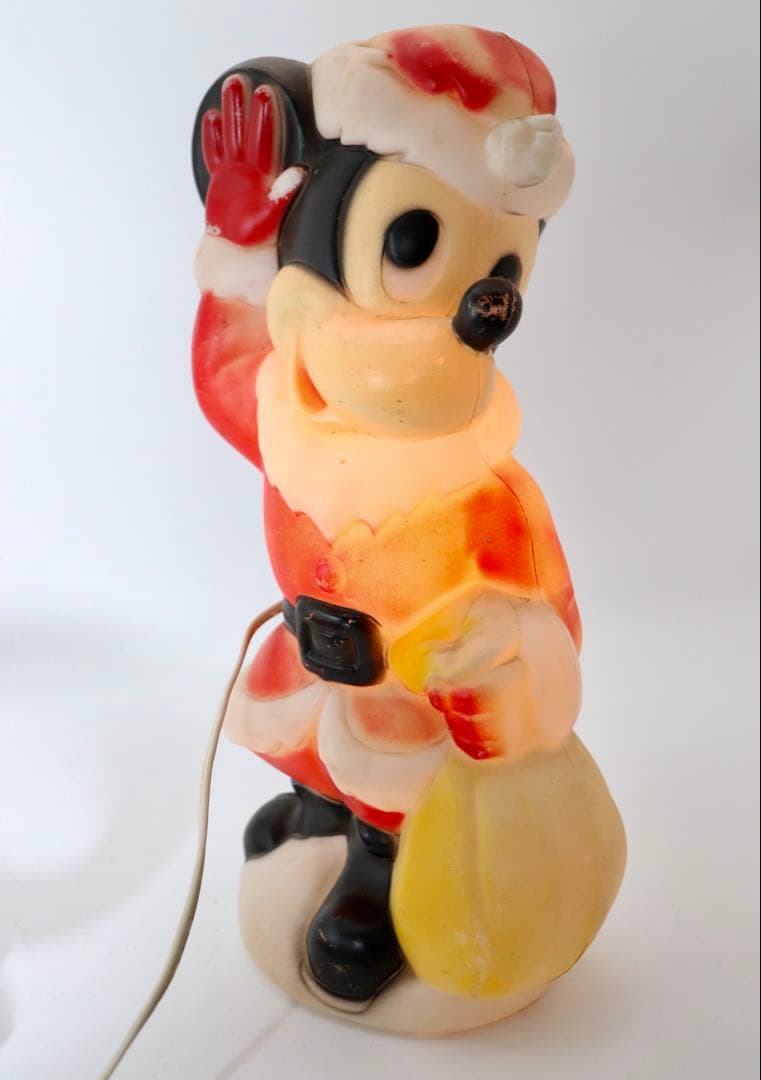 ビンテージ・ミッキーマウス・クリスマス・ランプ 39cm