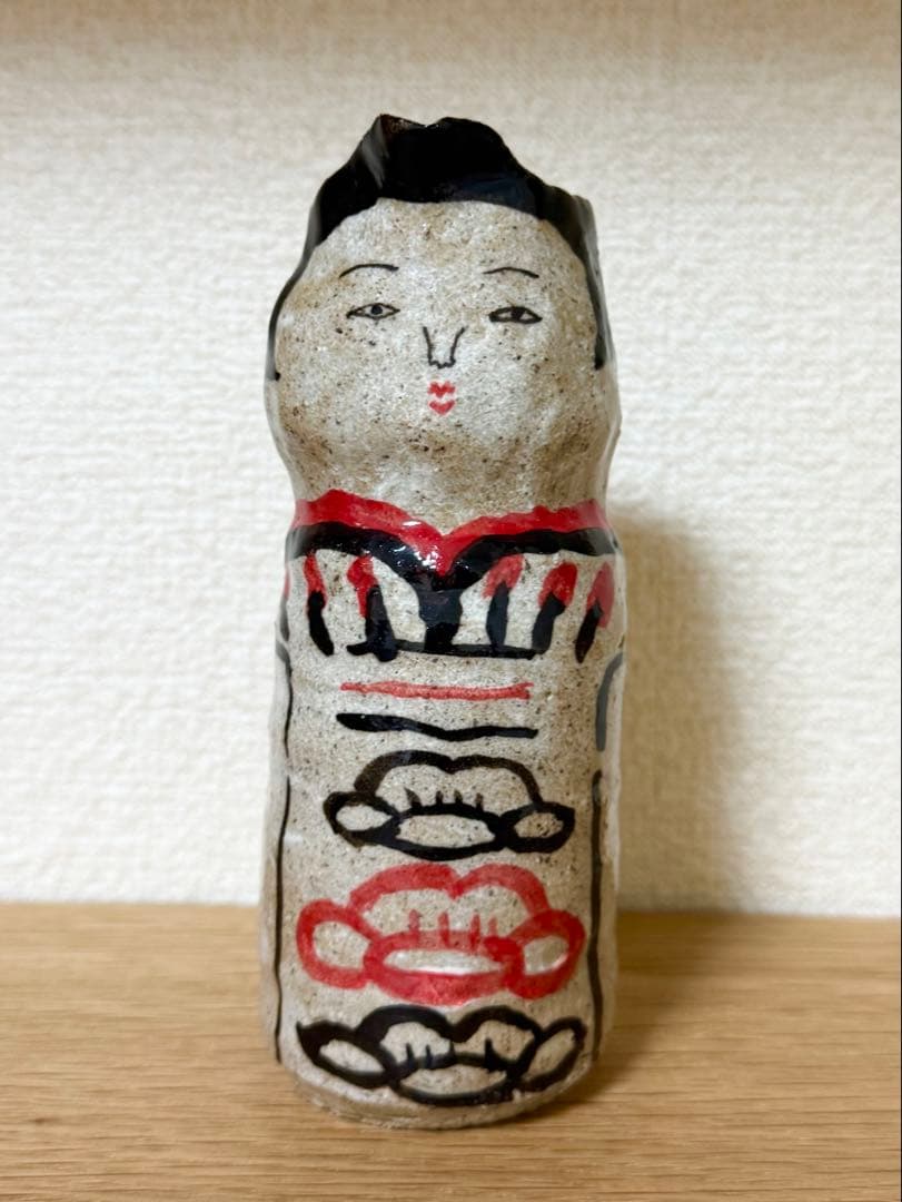 増田光　さん　こけし型　花瓶　ピッチャー　美品