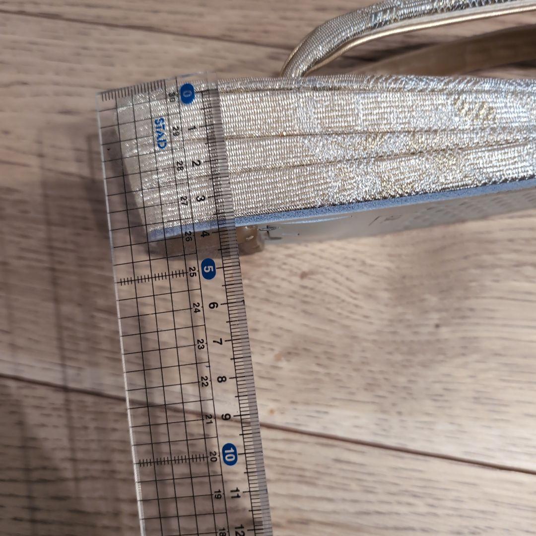 胡蝶履き　冠婚葬祭　草履バッグセット　ホワイトゴールド