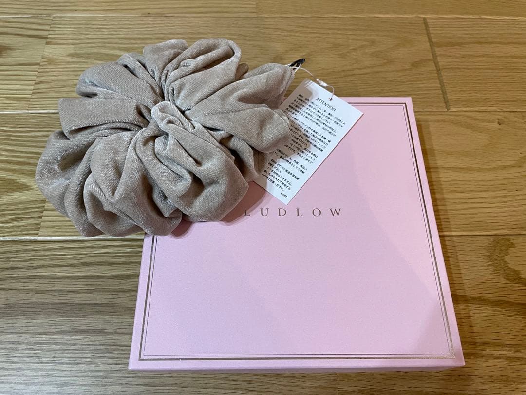 LUDLOW ラドロー　シュシュ　ベロア　新品未使用タグ付き　ロンハーマン別注