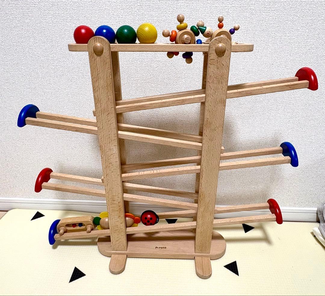 プレイミー　プレジャーガーデン　スロープトイ　知育玩具