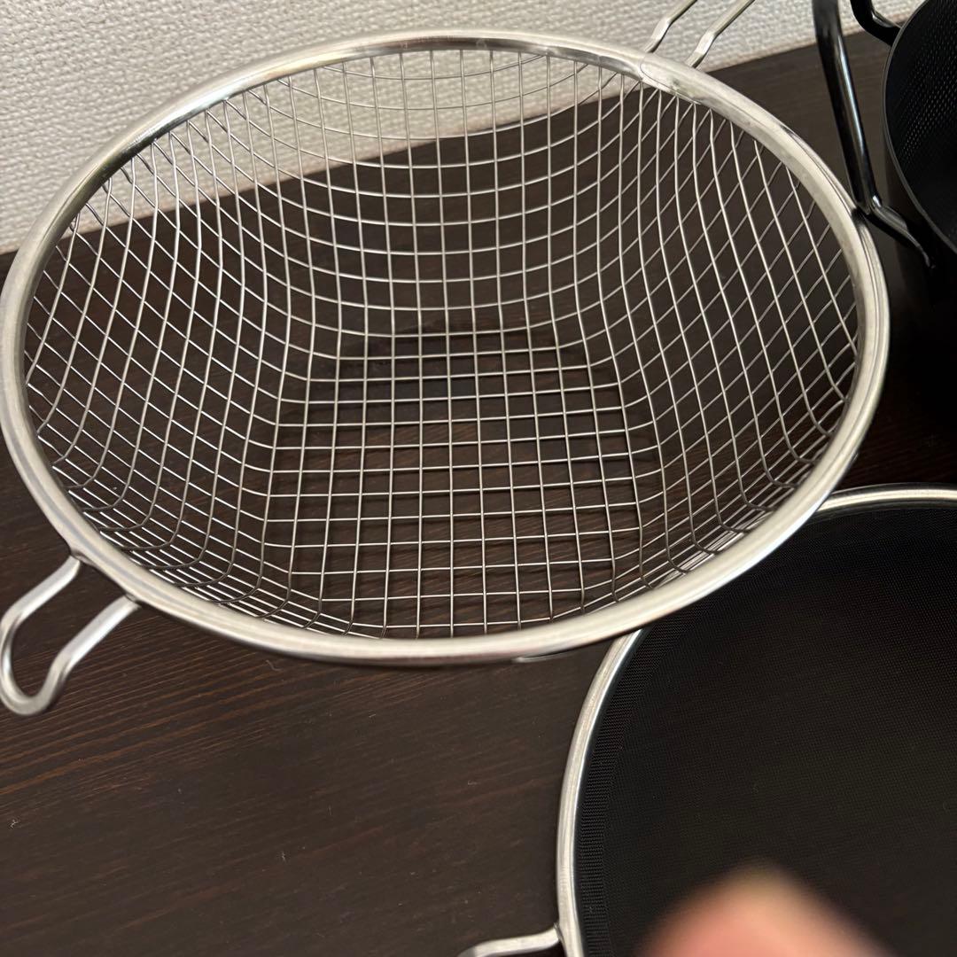 ラバーゼ　鉄揚げ鍋　22cmセット　有元葉子