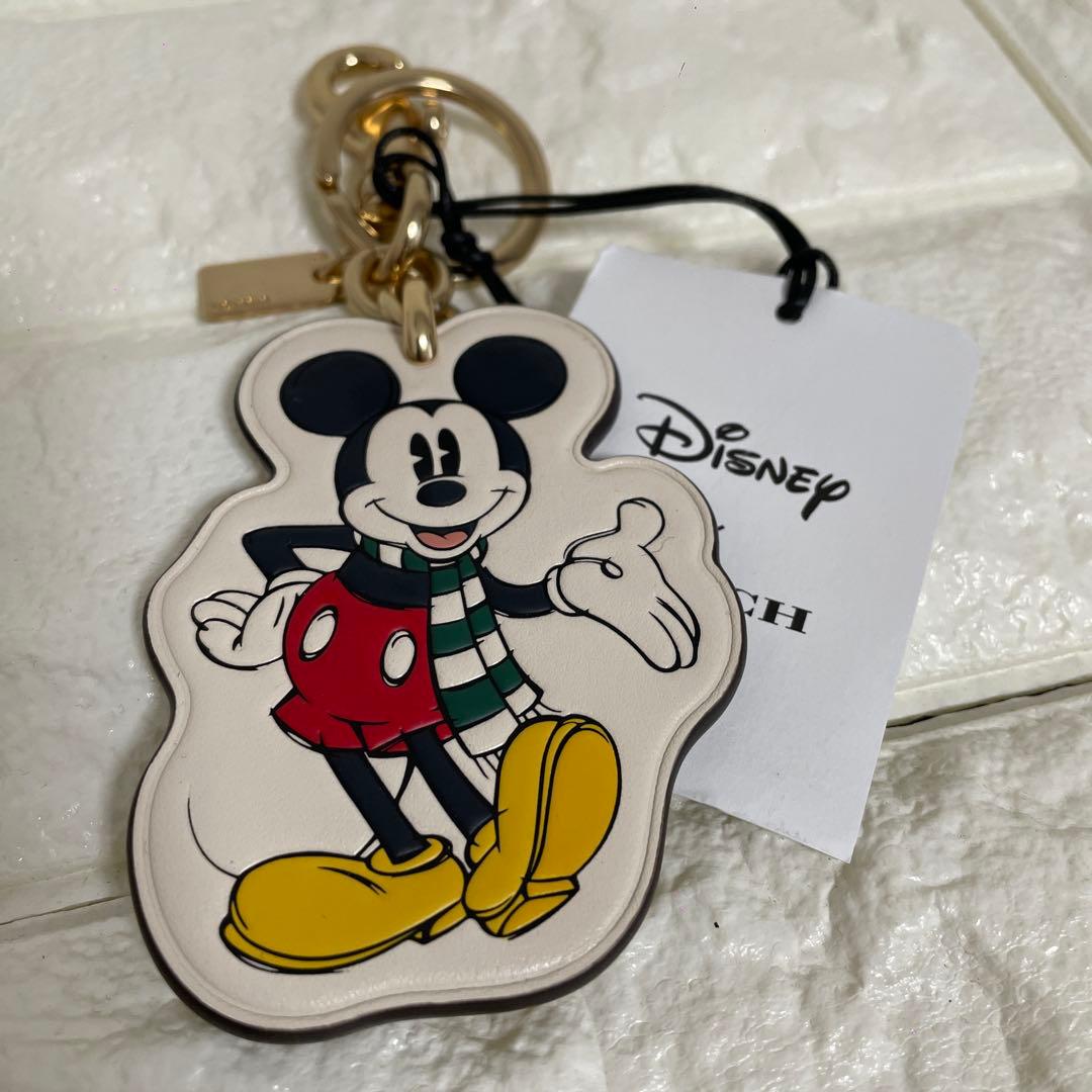 【Disney X Coach】限定コラボ　☆バッグチャーム☆ ミッキー