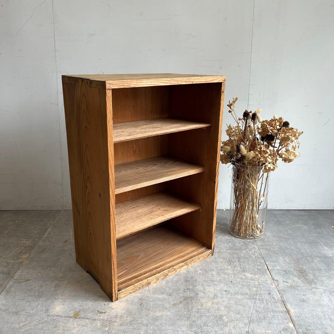 アンティーク 仕切り棚 オープンラック 昭和レトロ 木製 z666