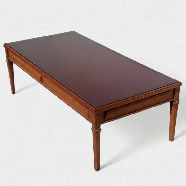 定価20万弱 マルニ 地中海 センターテーブル ガラス天板付