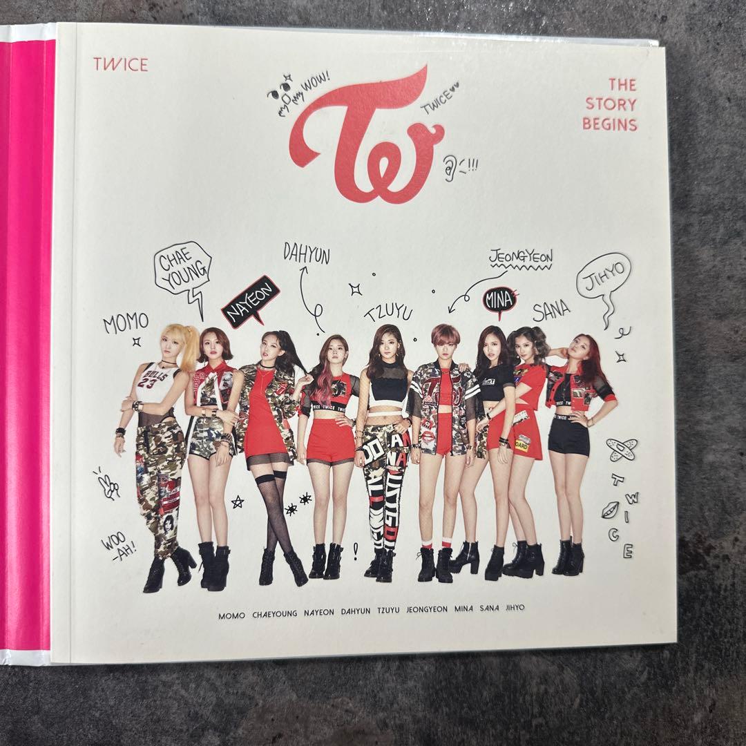 TWICE 直筆サイン　the story begins