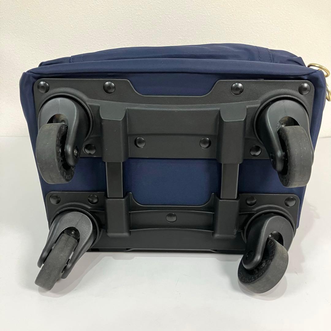 タグ付き 未使用級 エース ACE キャリーバッグ 4輪　ネイビー　コンパクト