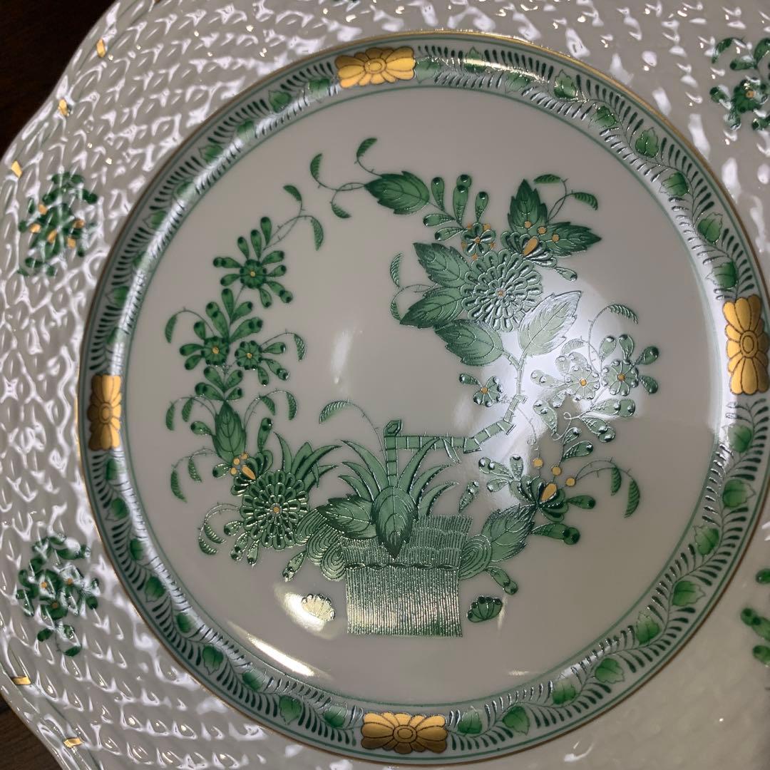 美品☆ヘレンド ①インドの華 19cmプレート