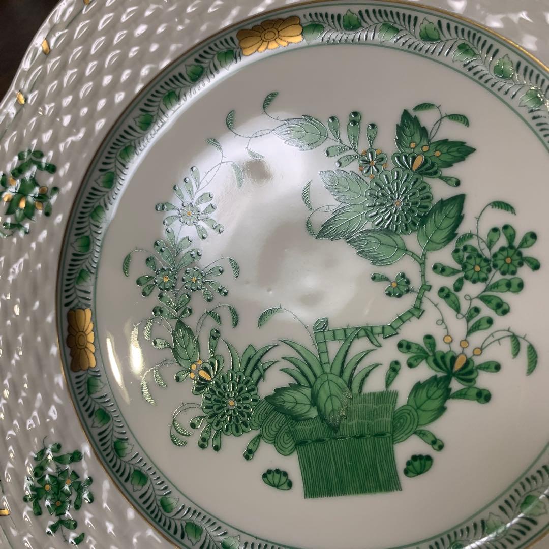 美品☆ヘレンド ①インドの華 19cmプレート