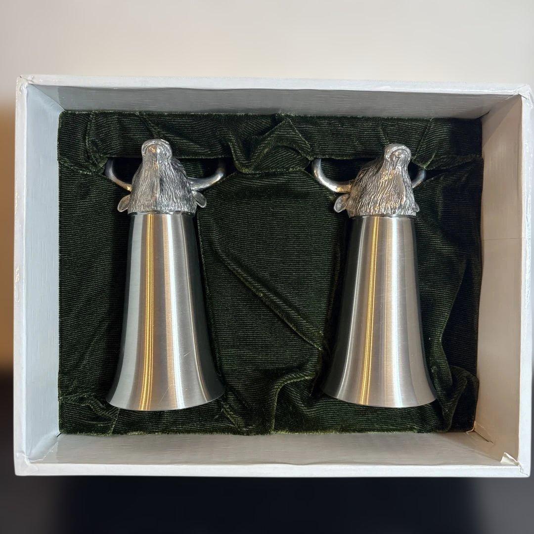 King’s Pewter ピューター ソルト＆ペッパーシェイカー 未使用