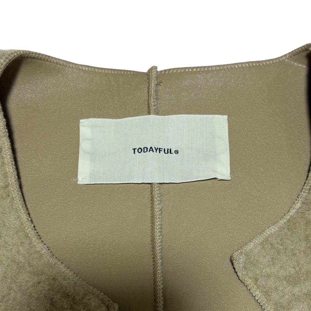 TODAYFUL(トゥデイフル) カラーレスボアコート レディース　アウター