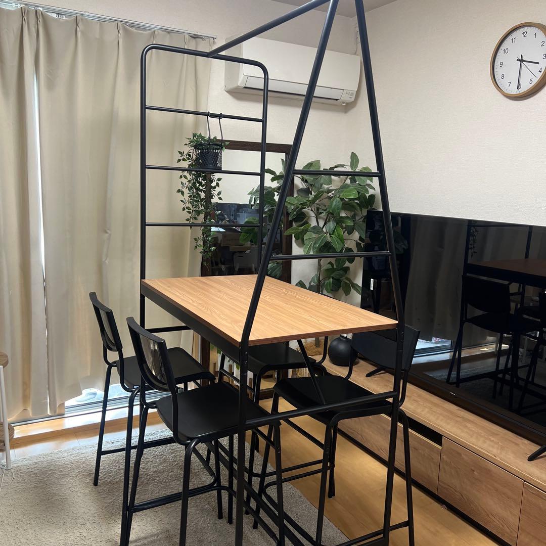 【美品】IKEA ホーヴェルード テーブル チェアセット