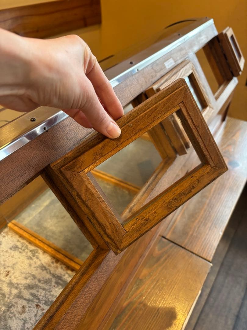 【稀少】レトロ　時代家具　ガラスケース　駄菓子屋ガラスケース