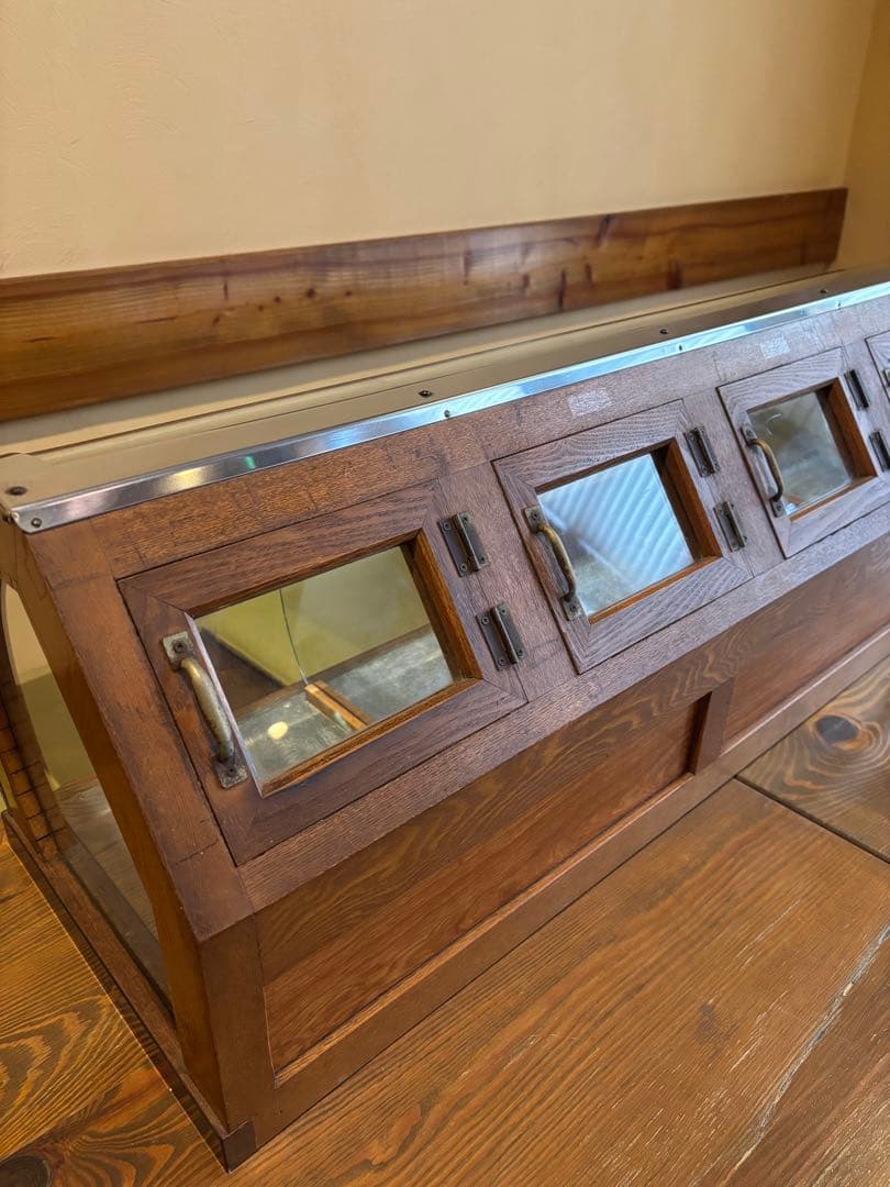 【稀少】レトロ　時代家具　ガラスケース　駄菓子屋ガラスケース