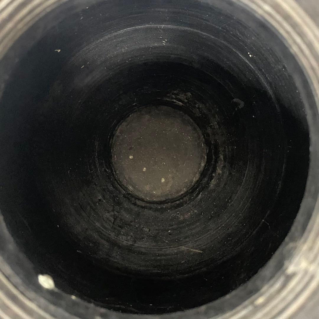 大型　花瓶　花器　壺　インテリア　コレクション　経年品　彫細工　金属製