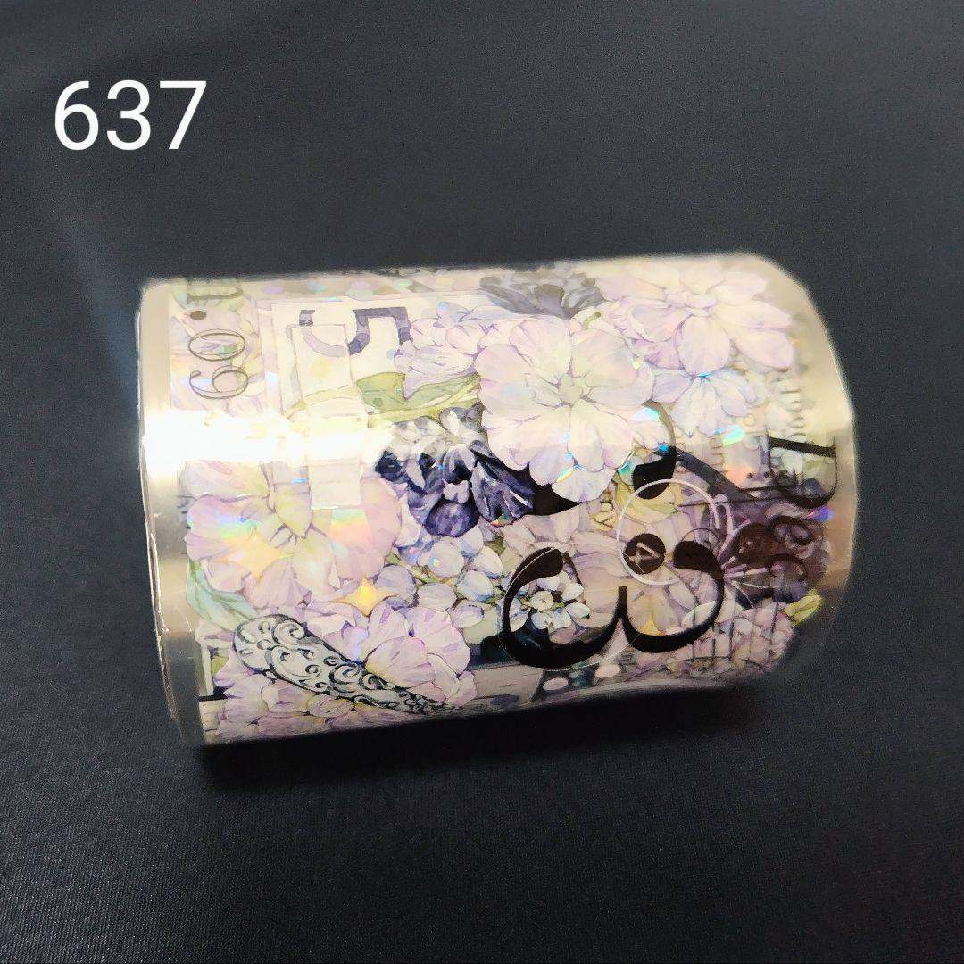 巻売 637★ 海外 マスキングテープ マステ PET 花 蝶 装飾 贝壳光