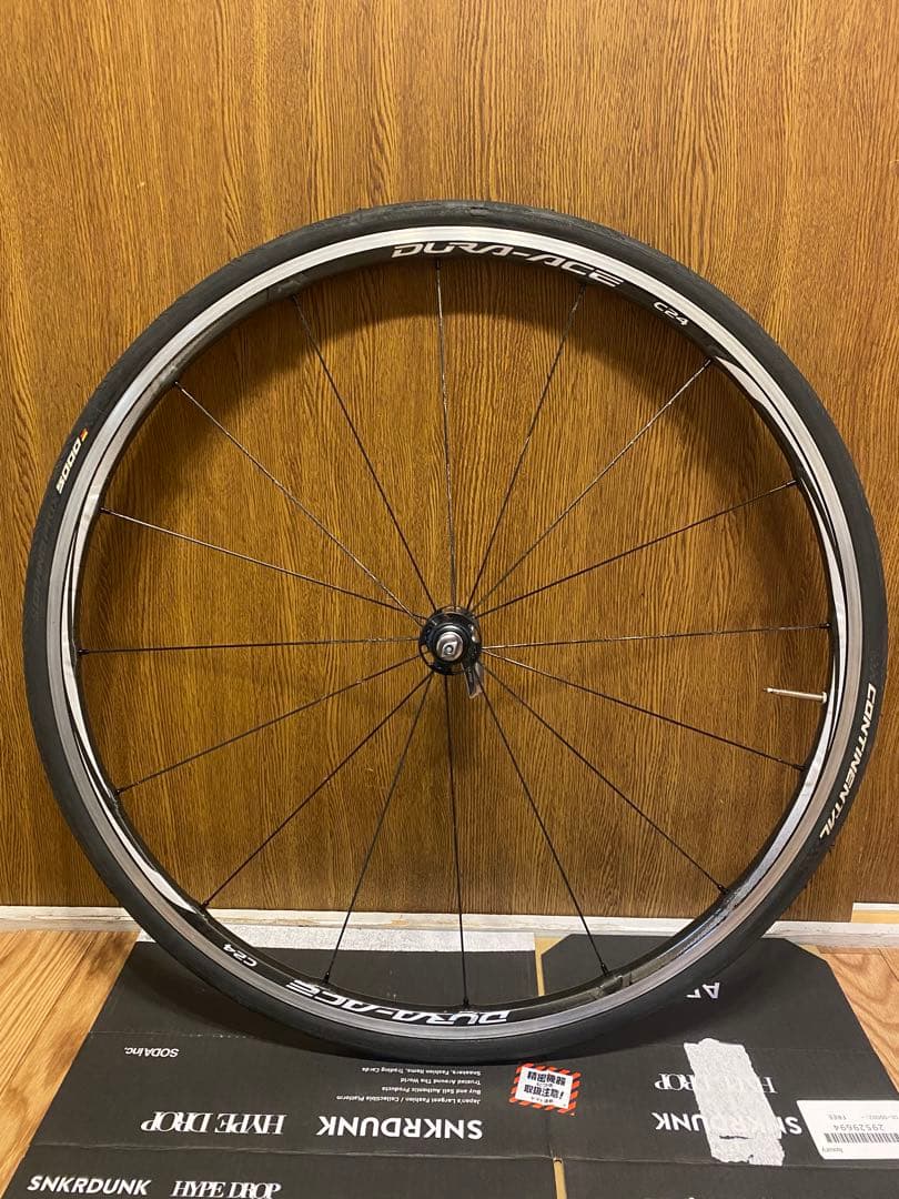 シマノ　デュラエースWH-9000 C24アルミ カーボンラッピングホイール