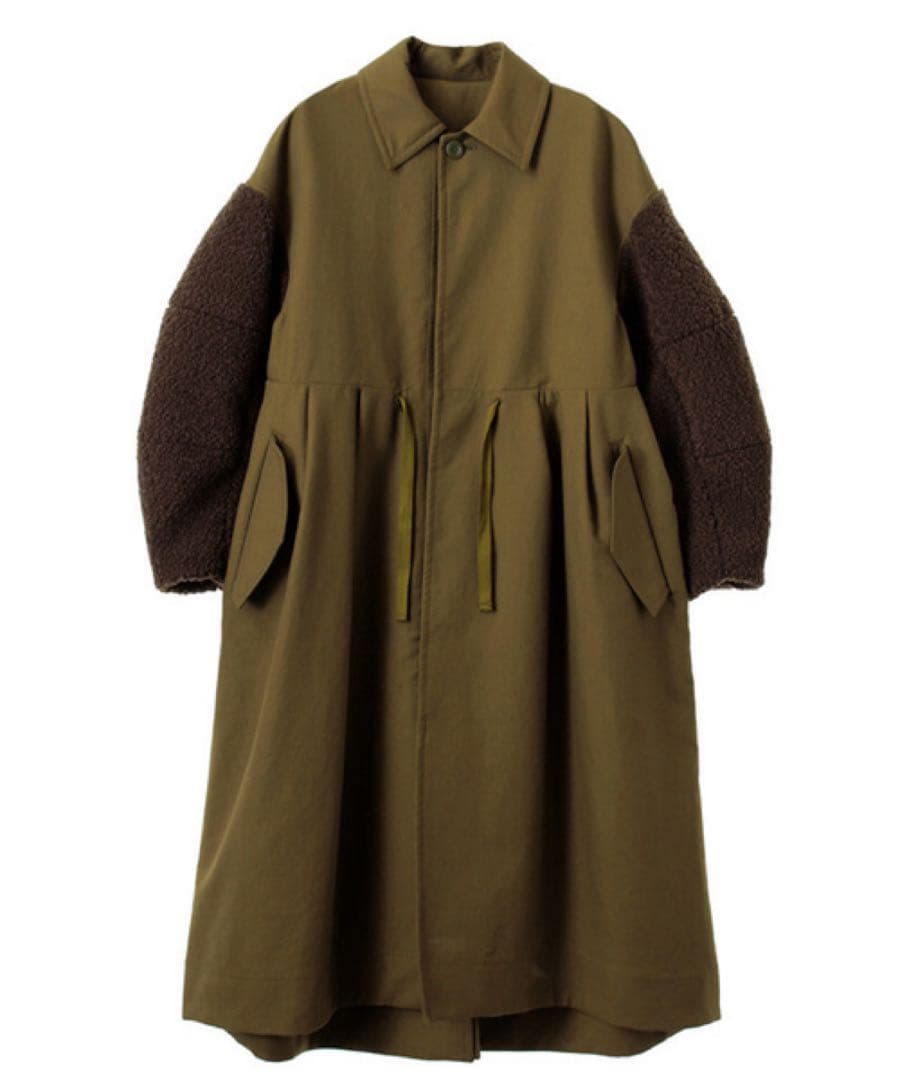 CLANE クラネ ボアスリーブモッズコート